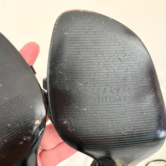 Stuart Weitzman Streamlines Womens Strappy Heels sz 8 Shoes w/Rhinestone Tassels - Picture 13 of 16